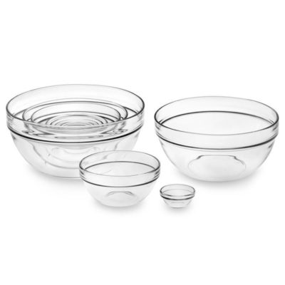 GLASS MIXING BOWLS